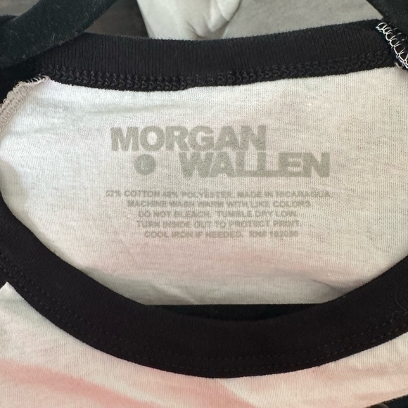 Morgan Wallen Cropped Baseball Tee - Picture 3 of 5